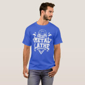 ヘビーメタルラス操おもしろい作者CNC機械工 Tシャツ (正面フル)