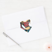 ヘビーメタルラブステッカー ハートシール (封筒)