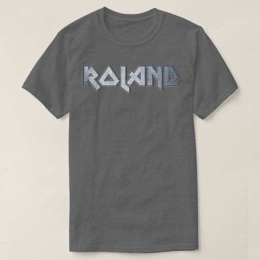 ヘビーメタルローランド Tシャツ (デザイン正面)