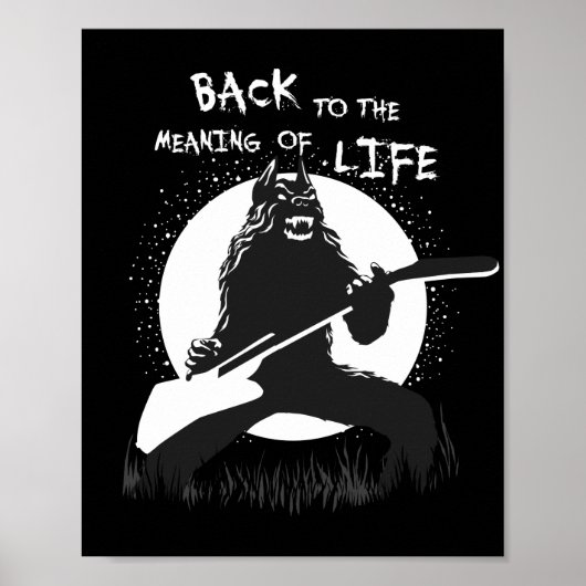 ヘビーメタル狼男 ポスター (正面)