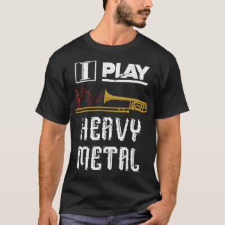 ヘビーメタル音楽トロンボーン Tシャツ