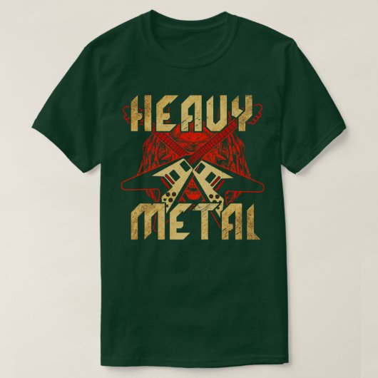 ヘビーメタル音楽6 Tシャツ (デザイン正面)