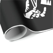 ヘビーメタル、パンク、ロック音楽ラッピング紙 ラッピングペーパー (ロールコーナー)