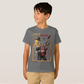 ヘビーメタル – プラグイン。ロックオン。 Tシャツ (正面フル)