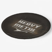 「ヘビーメタル」 ペーパープレート (アングル)