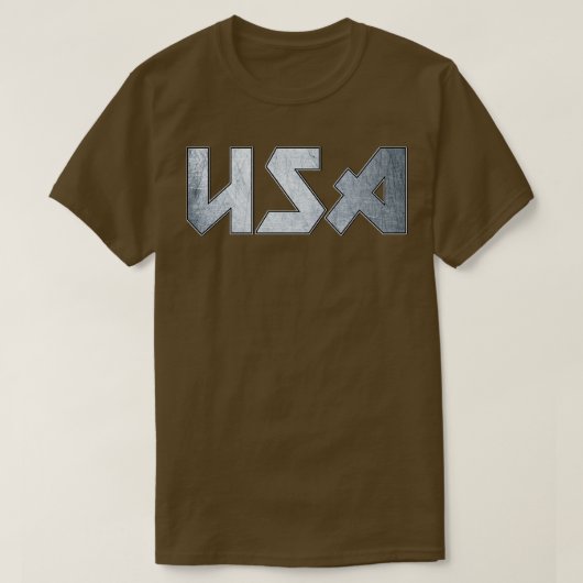 ヘビーメタルUSA Tシャツ (デザイン正面)