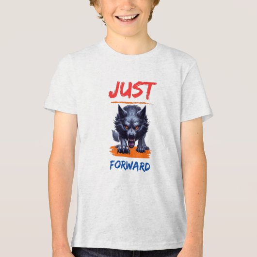 ヘビーユニセックスウェイトCrewneck Tシャツ (正面)