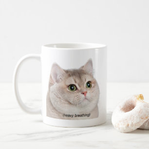ヘビーリージングキャットミームマグ両面 コーヒーマグカップ