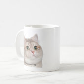 ヘビーリージングキャットミームマグ両面 コーヒーマグカップ (正面左)