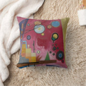 ヘビーレッドバイワッシリーカンディンスキー クッション (ブランケット)