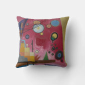 ヘビーレッドバイワッシリーカンディンスキー クッション (裏面)