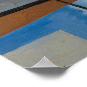 ヘビーレッドバイワッシリーカンディンスキー ポスター (角)