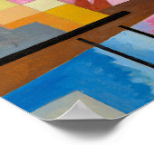 ヘビーレッド、1924年Wassily Kandinsky著 ポスター (角)