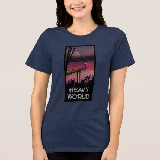 ヘビーワールドTシャツ トライブレンドＴシャツ (正面)