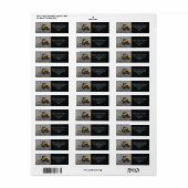 ヘビー機器ビジネススキッドステア差出人住所 ラベル (フルシート)