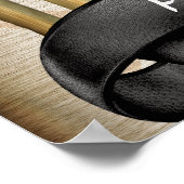 ヘビー武術アーツブラックベルトポートレートワンポスター ポスター (角)