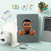 ヘビー級チャンピオンボクサー シール (iPadカバー)