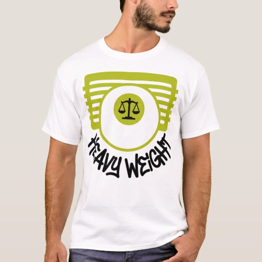 ヘビー級トラッカーギフト計量所 Tシャツ (正面)