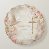 ヘビー赤面&金ゴールドクインズカスタム ラウンドクッション (裏面)