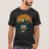 ヘビー、スウェーデン Sverige Tシャツ (正面)