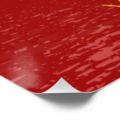 ヘビ中国の〔占星術の〕十二宮図占星術星座 ポスター (コーナー)