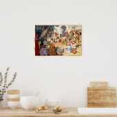 ヘビ使い、スネークシャーマーズ、吉田博 ポスター (キッチン)