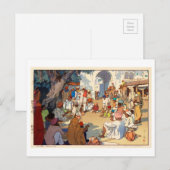 ヘビ使い、スネークシャーマーズ、吉田博 ポストカード (正面/裏面)