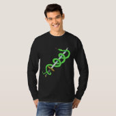 ヘビ剣爬虫類植物学者植物学 Tシャツ (正面フル)