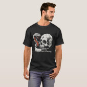 ヘビ及びスカル Tシャツ (正面フル)