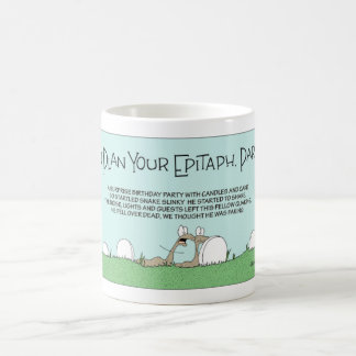 ヘビ墓誌 コーヒーマグカップ