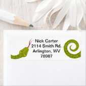 ヘビ差出人住所ラベル ラベル (インサイチュ)