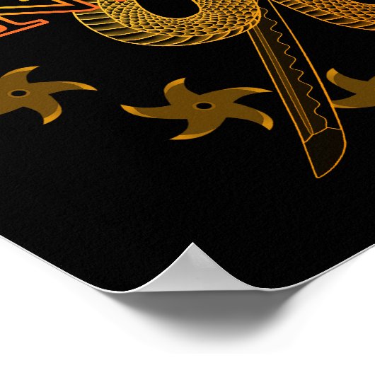 ヘビ忍者01 ポスター (角)