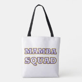 ヘビ愛好家のための面白い服 Mamba Squad トートバッグ (裏面)