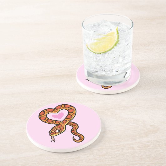 ヘビ愛 コースター (側面)