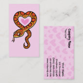 ヘビ愛 名刺 (正面/裏面)