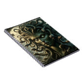 ヘビ死の頭を見詰めるメドゥサ ノートブック (右側)