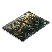 ヘビ死の頭を見詰めるメドゥサ ノートブック (左側)