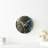 ヘビ死の頭を見詰めるメドゥサ ラウンド壁時計 (ホーム)