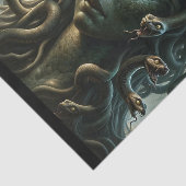 ヘビ死の頭を見詰めるメドゥサ 薄葉紙 (詳細)