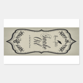 ヘビ油ハロウィーンJARステッカーラベル 長方形シール