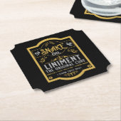 ヘビ油ハングオーバーキュア ペーパーコースター (アングル)