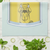 ヘビ油代替医療 キッチンタオル (折り畳み)