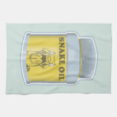 ヘビ油代替医療 キッチンタオル (横)