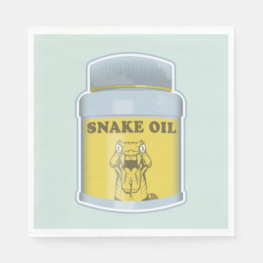 ヘビ油代替医療 スタンダードランチョンナプキン (正面)