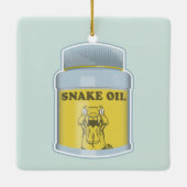 ヘビ油代替医療 セラミックオーナメント (裏面)