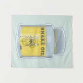 ヘビ油代替医療 タペストリー (正面(横))