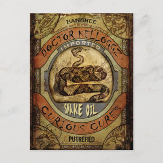 ヘビ油 ポストカード