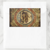 ヘビ油 長方形シール (バッグ)