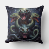 ヘビ竜の怪物 クッション (正面)