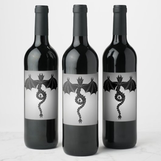 ヘビ竜 ワインラベル (ボトル)